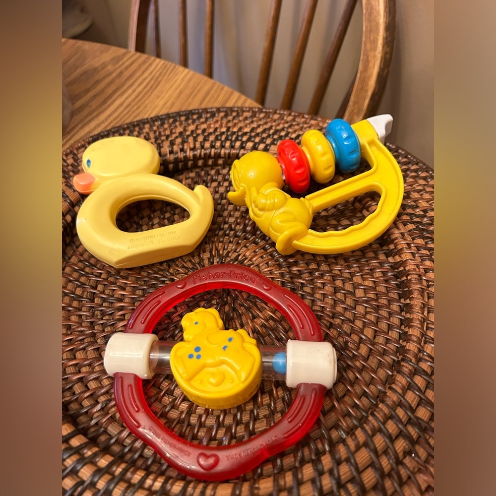 Vintage baby toys - lot of 3